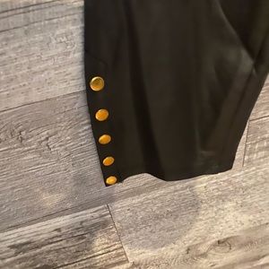 Faux lightweight leather woman’s leggings